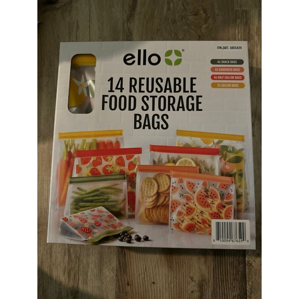 Ello reusable bags 14 ct